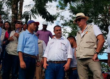 Minvivienda y Cooperacion Espanola visitaron obras de agua y alcantarillado en Choco