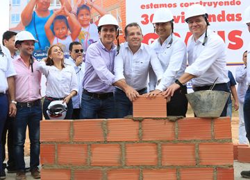 Hoy inicio la construccion de 940 casas gratis en Norte de Santander