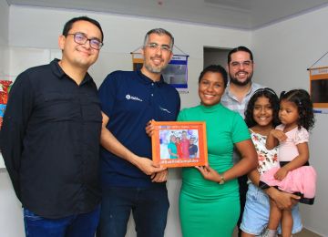 Entrega de mejoramientos de vivienda del programa Casa Digna Vida Digna en Barranquilla. Foto: Cortesía Jairo Rendón