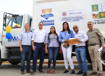 Manaure La Guajira recibio nuevo carro compactador de residuos solidos
