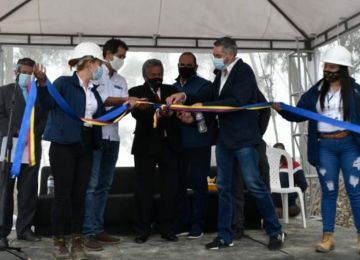 Acto de entrega de obras de optimización en el relleno La Cortada. Foto: Jonathan Sarmiento - Gobernación de Norte de Santander. 