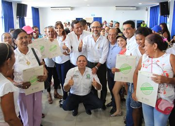 Nuevos propietarios de vivienda en el Cesar