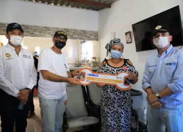 ‍1.800 hogares de Cartagena se beneficiarán de los mejoramientos de vivienda gracias a una inversión de $20.000 millones. Foto: René Valenzuela. (MVCT)