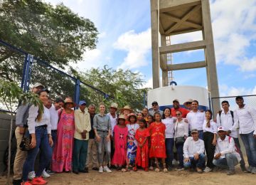 4.367 familias de 172 comunidades en Atachon se verán beneficiadas de la pila pública. Foto: Sharon Duran (MVCT)