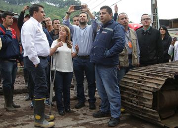 Ministra de Vivienda estuvo en Manizales evaluando soluciones de vivienda tras emergencia invernal