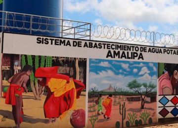 Anuncio de entrega de los módulos de pilas públicas de Romonero y Amalipa en el marco de Guajira Azul, además de la PTAP de San Juan del Cesar. Foto: René Valenzuela (MVCT)