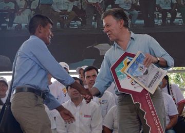 Gobierno Santos el primero en entregar vivienda en Valle del Guamuez Putumayo