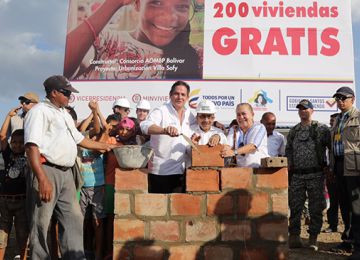 La ola de la segunda fase de viviendas gratis llego hoy a Bolivar con 539 casas