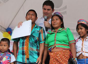 En Antioquia 200 familias de Dabeiba y Frontino recibieron viviendas gratis