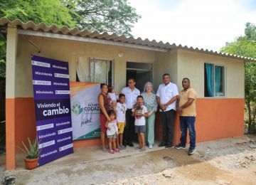 En el Cesar se están desarrollando 200 viviendas, a través del programa Mi Casa en el Campo, en las cuales se invertirán $14 mil millones. Foto: Sharon Durán (MVCT)