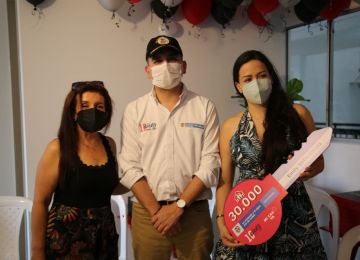 Emily García, beneficiaria del subsidio 30 mil para compra de vivienda VIS en el Valle del Cauca (MVCT)