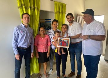 Familia beneficiada con mejoramiento de vivienda en Sincelejo. Foto: archivo Minvivienda (MVCT)