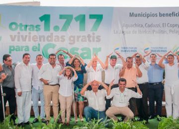 Cesar recibira 1800 casas gratis en segunda fase del programa de vivienda 100 subsidiada