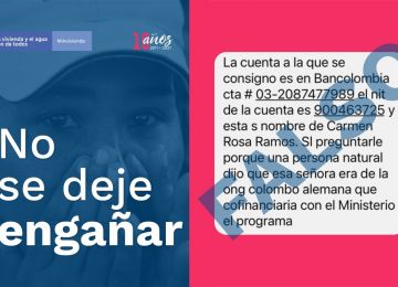 Se hace el llamado para que no se dejen engañar por presuntos estafadores que envían documentación falsa. Foto: archivo MVCT