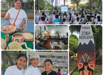 FOTOGRAFIA ENTREGA PARQUE RECREODEPORTIVO EN GUAINÍA