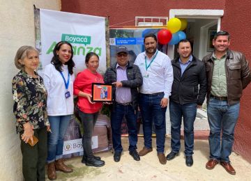 Familia beneficiada Tunja