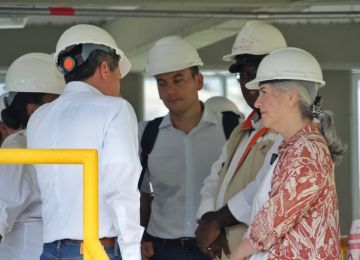 Ministra de Vivienda reitera que una de las prioridades del presidente Petro es el Plan Maestro de Acueducto y Alcantarillado de Quibdó. Foto: Sharon Durán (archivo MVCT)..