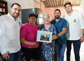 Minvivienda transforma la calidad de vida de las familias colombianas con el programa Cambia Mi Casa. Foto: Sharon Durán (archivo MVCT)..