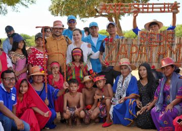 Fotografia con comunidad en La Guajira