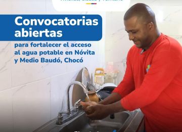 Fotografia convocatoria acceso al agua potable en Chocó
