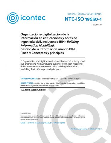 NTC-ISO 19650-1:2021