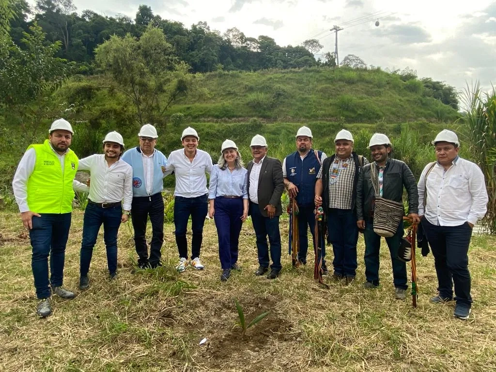 Ministra de Vivienda, Ciudad y Territorio visitó Chinchiná para referenciar proyecto de autoconstrucción de vivienda. Foto: Archivo prensa (MVCT)