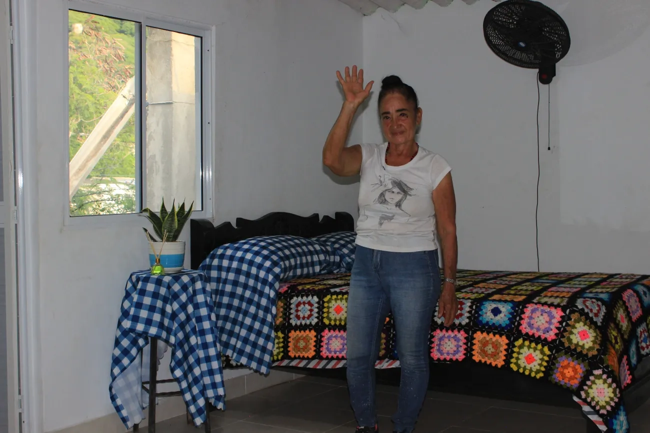 FOTOGRAFIA SANTAMARTA, MEJORAMIENTO DE VIVIENDA PARA GLADYS ARÉVALO VICTIMA DEL CONFLICTO