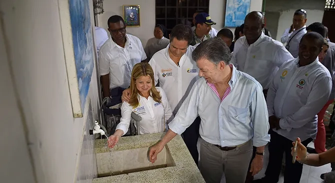 Historica inversion del Gobierno en proyectos de agua y vivienda para el Choco