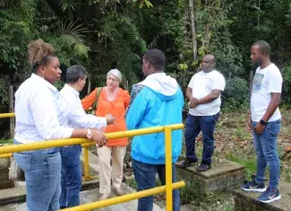 Recorrido de la ministra de Vivienda por Istmina y Río Quito, Chocó. Foto: Sharon Durán (MVCT)