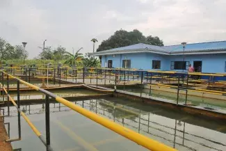 La optimización de redes de acueducto en el corregimiento de Guabitas y un parque recreodeportivo, en Palmira, algunas de las obras entregadas por el Gobierno. Fotos: Sharon Durán (MVCT).