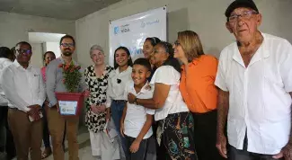 Ministra de Vivienda firma convenios para la ejecución de diversos proyectos de agua potable, saneamiento básico y viviendas dignas en el departamento. Foto: Sharon Duran (MVCT)