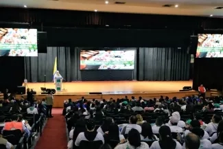 Más de 500 personas asistieron a la Asamblea nacional de recicladores y recicladoras. Foto: prensa (MVCT)