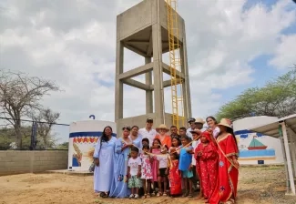 21.374 habitantes son beneficiados con la entrega de 39 rehabilitaciones de infraestructura de agua potable en La Guajira. Foto: Sharon Durán (archivo MVCT).