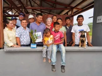Minvienda llegó al Guaviare con viviendas rurales y acueductos veredales para mejorar la calidad de vida de los habitantes. Foto: Sharon Durán (archivo MVCT).