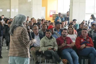 Lanzamiento del proyecto Ruta Comuniagua en Nariño: Subsidios para acueductos comunitarios y usuarios. Foto: René Valenzuela (archivo MVCT).