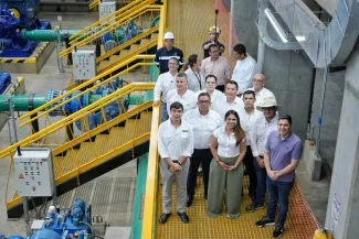 FOTOGRAFÍA SE OFICIALIZA LA ENTREGA Y PUESTA EN MARCHA DEL ACUEDUCTO METROPOLITANO