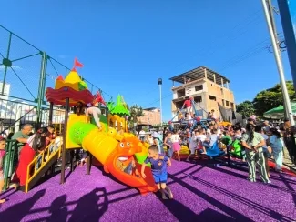 FOTOGRAFÍA PARQUE RECREODEPORTIVO SUEÑOS MÁGICOS DEL VALLE; VALLE DEL GUAMUEZ, PUTUMAYO 