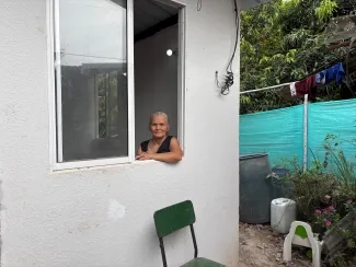 FOTOGRAFÍA BENFICIARIA VIVIENDA RURAL SUR DE BOLIVAR