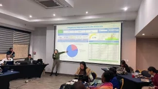 Fotografía durante acuerdo con la Comisión Segunda del Espacio Nacional de Consulta Previa.