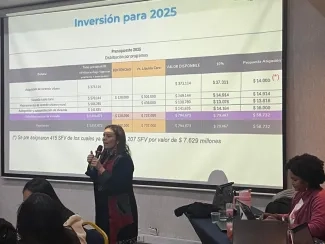 Fotografía durante acuerdo con la Comisión Segunda del Espacio Nacional de Consulta Previa.