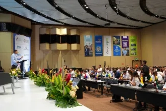 FOTOGRAFÍA EL MINISTRO (E) DE VIVIENDA, CIUDAD Y TERRITORIO, EDWARD LIBREROS MAMBY, EN EL 68° CONGRESO DE ACODAL 2025