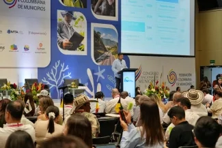 FOTOGRAFÍA EL MINISTRO (E) DE VIVIENDA, CIUDAD Y TERRITORIO, EDWARD LIBREROS MAMBY, EN EL 68° CONGRESO DE ACODAL 2025