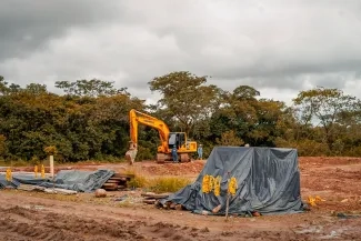 FOTOGRAFIA VISITA A CONSTRUCCION PTAR VILLA CAROLA