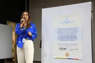 FOTOGRAFÍA MINVIVIENDA EN SUSCRIPCION DE CONVENIOS PARA LAS ALCALDIAS DE PIEDECUESTA, GIRÓN, SAN JOSE DE MIRANDA Y PUERTO PARRA