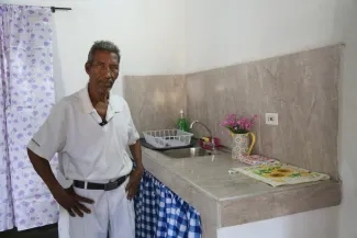 FOTOGRAFÍA BENEFISIARIO ENTREGA DE MEJORAMIENTO EN SANTA MARTA 