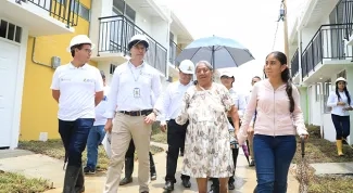 Beneficiarios de las primeras 100 viviendas en Mocoa conocen el que sera su nuevo hogar