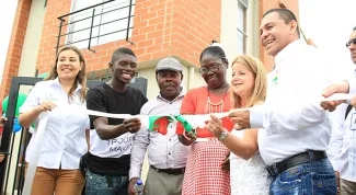 Minvivienda le cumplio a Yuberjen con la casa que siempre habia sonado