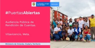 Minvivienda invita a los colombianos a participar en la Rendicion de Cuentas Puertas Abiertas