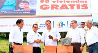 Mas de la mitad de viviendas gratis de la segunda fase ya se esta construyendo