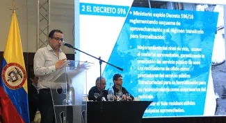 Minvivienda prepara normas que beneficiaran a los recicladores del pais